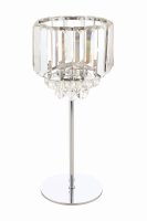 Laura Ashley Vienna Table Lamp Crystal & Polished Chrome