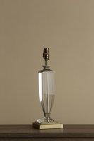 Laura Ashley Carson Medium Table Lamp Antique Brass & Crystal Base Only
