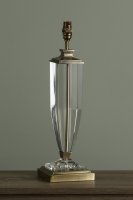 Laura Ashley Carson Large Table Lamp Antique Brass & Crystal Base Only