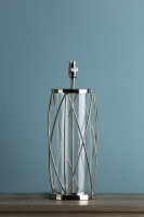 Laura Ashley Beckworth Large Table Lamp Polished Nickel Glass Base Only