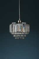 Laura Ashley Vienna Easy Fit Pendant Crystal & Polished Chrome