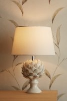 Laura Ashley Artichoke Ceramic Table Lamp with Shade