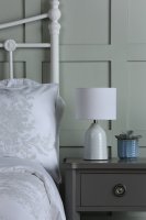 Laura Ashley Penny Twin Pack Table Lamp Cream with Shade