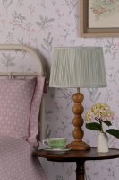 Laura Ashley Maria Table Lamp Wood & Antique Brass Base Only
