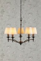 Laura Ashley Ludchurch 5 Light Chandelier Industrial Black Fitting Only