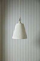 Laura Ashley Ellis Pendant Satin Cream and Crystal with Shade