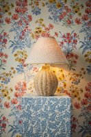 Laura Ashley Fernhill Table Lamp Matt Cream with Shade