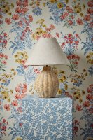 Laura Ashley Fernhill Table Lamp Matt Cream with Shade