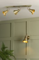 Laura Ashley Rufus 3lt Bar Spotlight Antique Brass