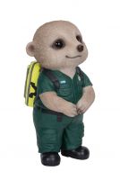 Vivid Arts Paramedic Backpack - NHS Ambulance Baby Meerkat Ornament Gift - Indoor or Outdoor - Fun