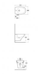 RAK-Morning Wall Hung Bidet
