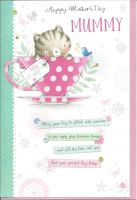 Mother's Day Card - Mummy Teacup