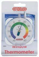 Apollo Housewares Window Thermometer