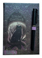 Embossed Witches Spell Book & Pen - Journal