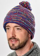 Reverse Electric Bobble - pure wool - rainbow