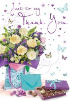 Thank You Card - Bouquet of Flowers