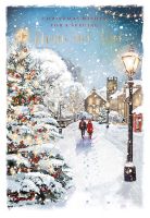 Christmas Card - Mum & Dad - Walking in the Snow - Ling Design