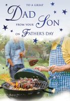 Father's Day Card - From your Son - BBQ - Regal