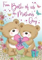 Mother's Day Card - Mum From Both of Us - Cute Teddies - Regal