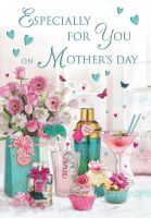 Mother's Day Card - Especially For You - Cocktails - Glitter - Regal