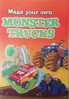 Monster Trucks 3D Construction Book - Make Your Own