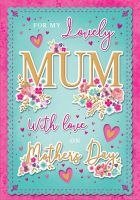 Deluxe Boxed Mother's Day Card - Lovely Mum - 3D - Regal