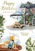 Birthday Card - Male - Pub Cheers