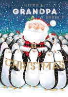 Christmas Card - Grandpa Santa & Friends - Ling Design