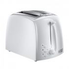 Russell Hobbs RU-21640 High Quality Textures Plastic Wide 2 Slice Toaster White