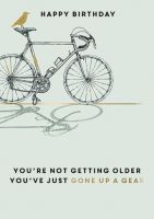 Birthday Card - Bike - Up A Gear - King Street Ling Design