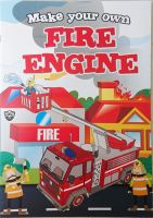 Fire Engine 3D Construction Book - Make Your Own