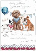 Birthday Card - Someone Special - Dogs - Out of the Blue