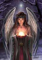 Yule Angel Card 