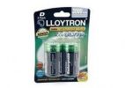 Lloytron B017 2 x NIMH AccuUltra High Capacity Rechargeable D Batteries 3000mAh