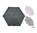 KS Brands UU0205 Micromini Compact Umbrella In Assorted Prints - Black Pink Grey