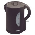 Omega Black Plastic Cordless Kettle 30002