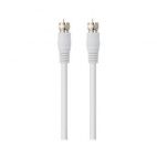 Belkin F3Y069BF2M Satellite Cable 75 Ohm Sheilded F Connector Pure Copper White