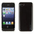 Griffin GC23160 Reserve Power Battery Back Up Black Protective Case iPhone 4 4S