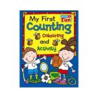 Holland Publishing 55H My First Counting, Colouring And Activity Childrens Book