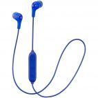JVC HAFX9BT/BLUE Gumy Wireless Bluetooth Elastomer In Ear Headphones - Blue