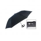KS Brands UU0104 190T Mens Two Section Automatic Opening Umbrella In Black - New