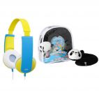 Jvc HAKD5TRAV-Y Tinyphones Gift Set Headphones/Neck Pillow Backpack & Stickers