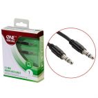 One For All CC3310 3.5mm Male to Male Plug to Plug Audio 1m Mobile Cable - Black