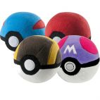 Tomy T18852D Pokemon Approx 5 Iconic High Quality Materials Plush Poke Balls