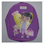 Disney 491682U Doc McStuffins Zipped Closure Purple Back Pack Kids Fashion - New