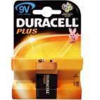 Duracell Plus Alkaline Battery 9V PP3 Standard Size