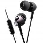 JVC HAFR325/BLACK 1.2m Cord Premium Sound In Ear Headphones with Remote & Mic