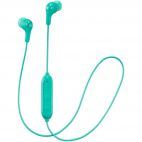 JVC HAFX9BT/GREEN Gumy Wireless Bluetooth Elastomer In Ear Headphones - Green
