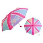 KS Brands UU0140 18 Inch Ladies Fashion Union Jack Style Pastel Design Umbrella