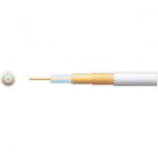 Mercury 805.799 TV/Satellite 100U Pure Copper Shielded Coaxial Cable White 100m